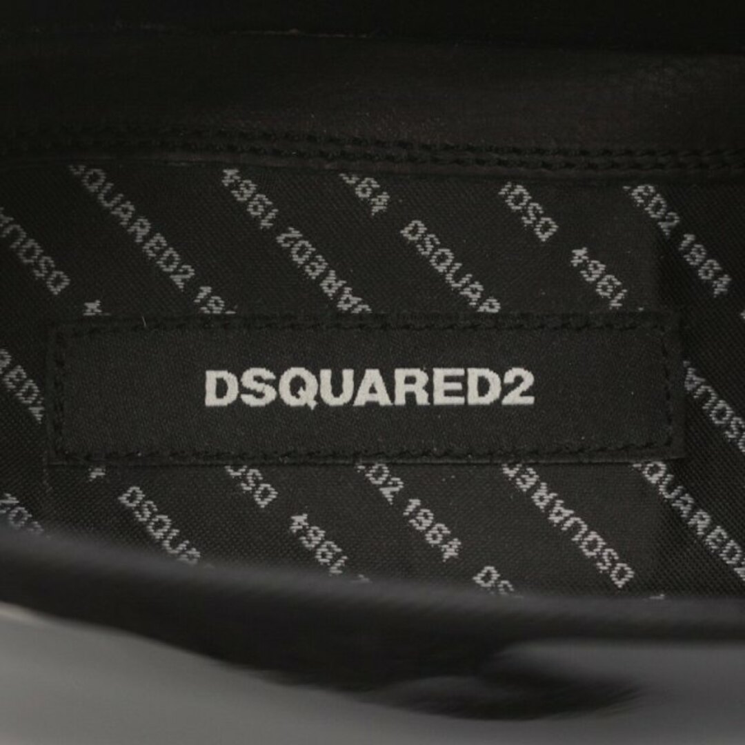 DSQUARED2(ディースクエアード)のDSQUARED2 Ubaldo ローファー エナメル リボン 41 黒 メンズの靴/シューズ(その他)の商品写真