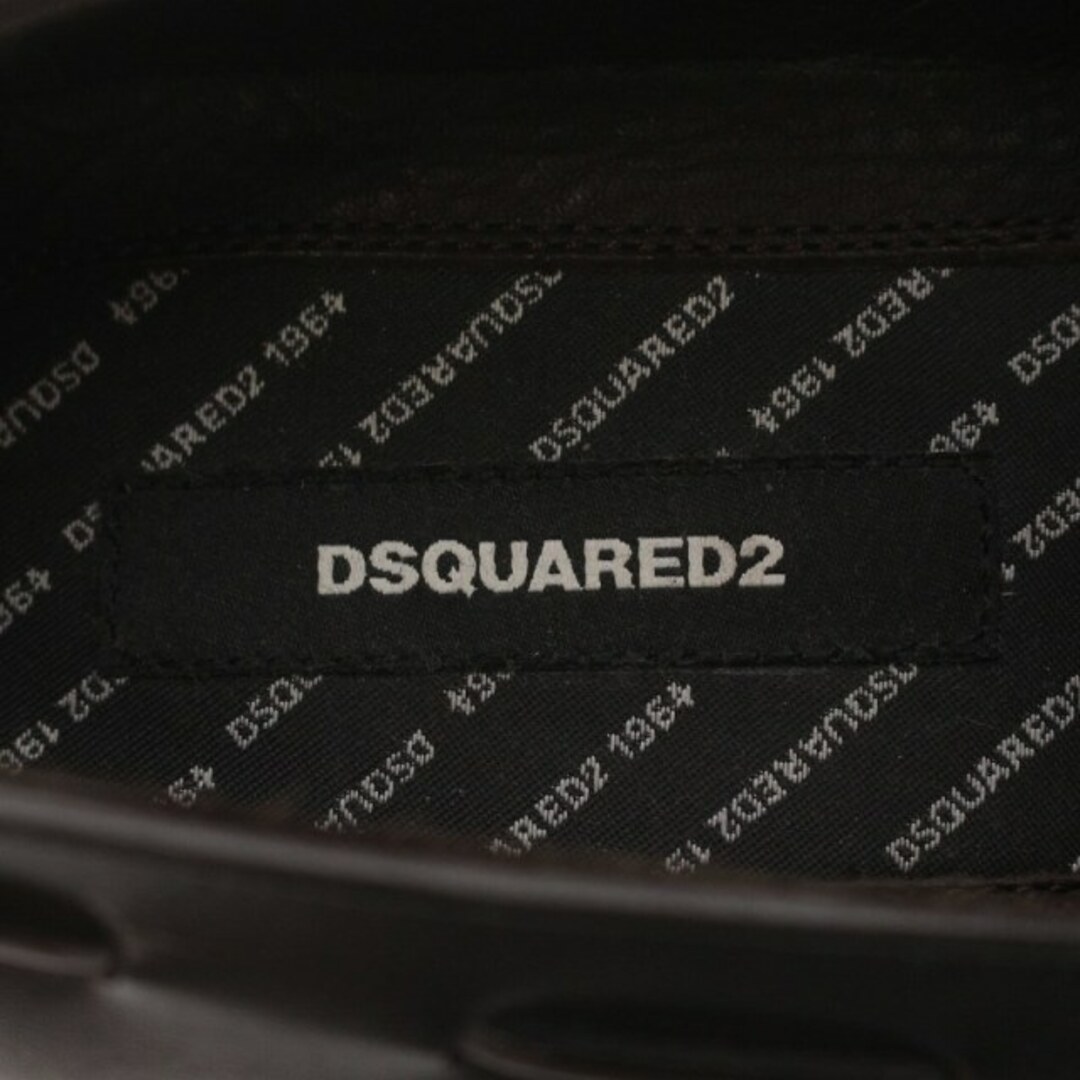 DSQUARED2(ディースクエアード)のDSQUARED2 Edward ローファー スリッポン レザー 40 茶 メンズの靴/シューズ(その他)の商品写真