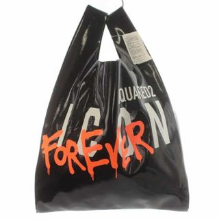 ディースクエアード(DSQUARED2)のDSQUARED2 1CON Forever Shopping Bag 黒(トートバッグ)