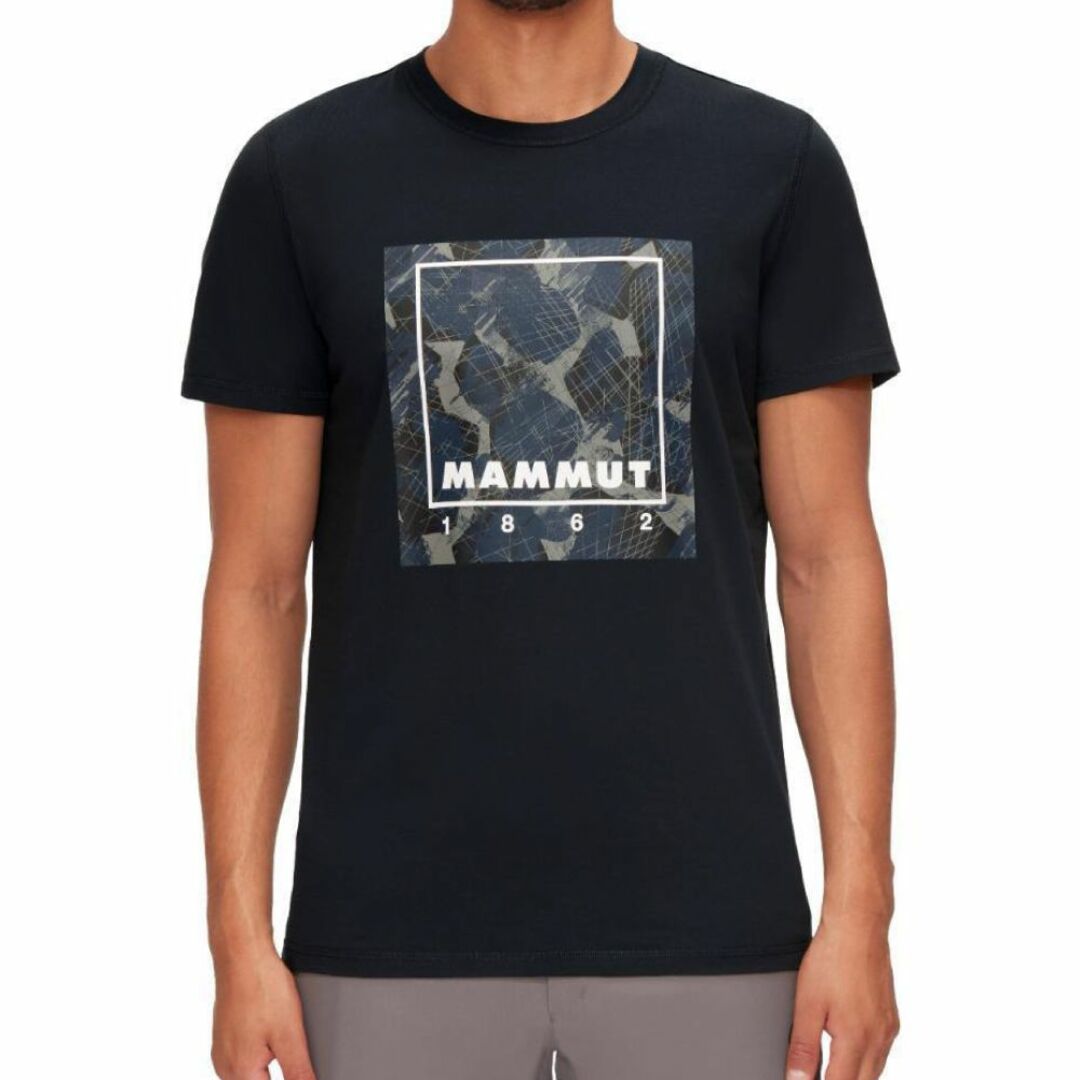 Mammut(マムート)の希少 Lサイズ MAMMUT マムート 半袖 ロゴTシャツ メンズ 登山 メンズのトップス(Tシャツ/カットソー(半袖/袖なし))の商品写真