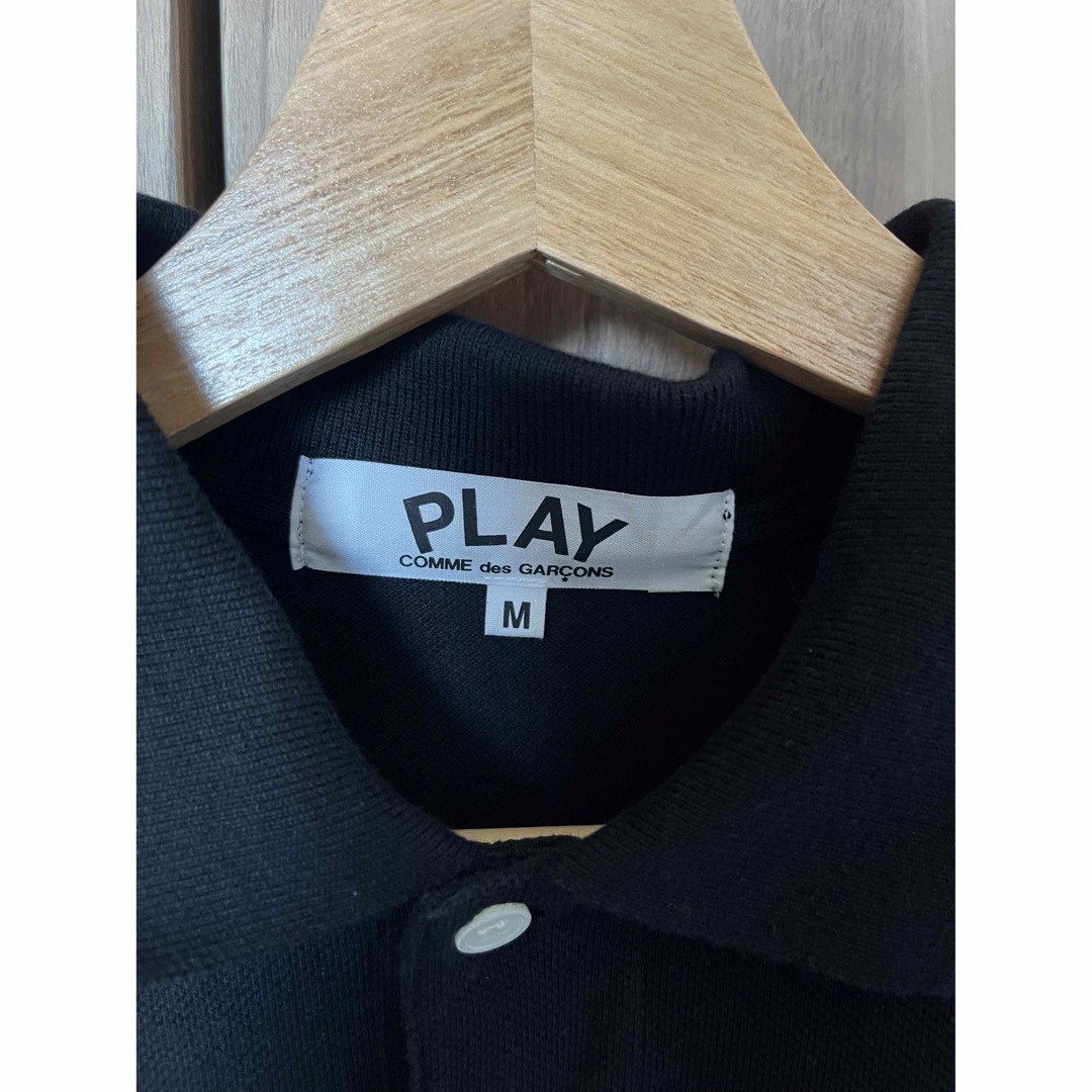 COMME des GARCONS(コムデギャルソン)のPLAY CDG Polo Shirt Black women's レディースのトップス(ポロシャツ)の商品写真