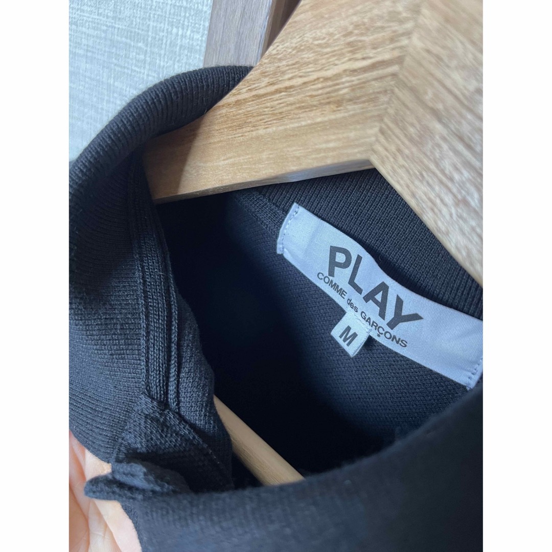 COMME des GARCONS(コムデギャルソン)のPLAY CDG Polo Shirt Black women's レディースのトップス(ポロシャツ)の商品写真