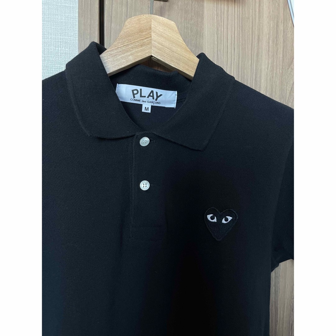 COMME des GARCONS(コムデギャルソン)のPLAY CDG Polo Shirt Black women's レディースのトップス(ポロシャツ)の商品写真