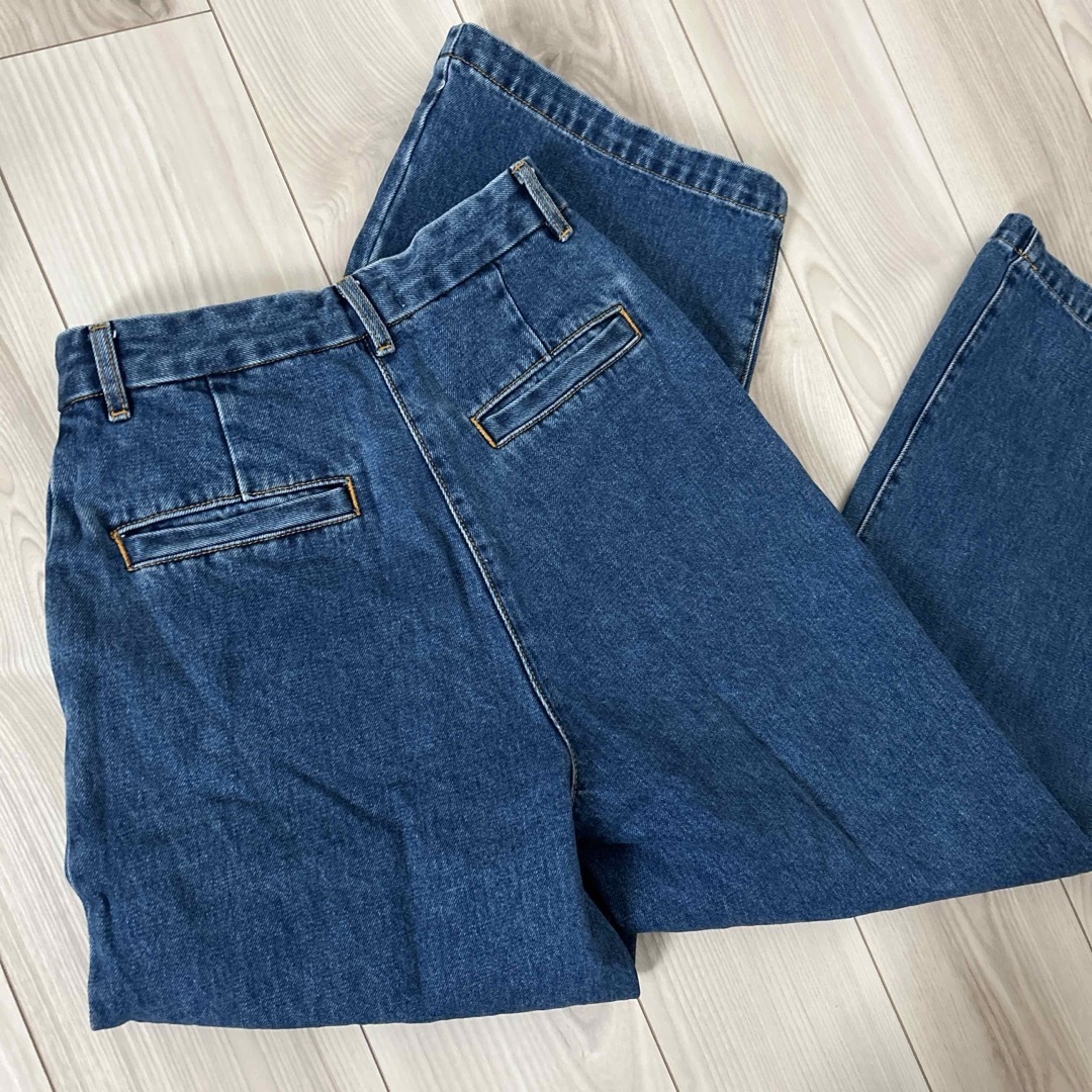 SeaRoomlynn(シールームリン)のsearoomlynn センタープレスDenimトラウザー レディースのパンツ(デニム/ジーンズ)の商品写真