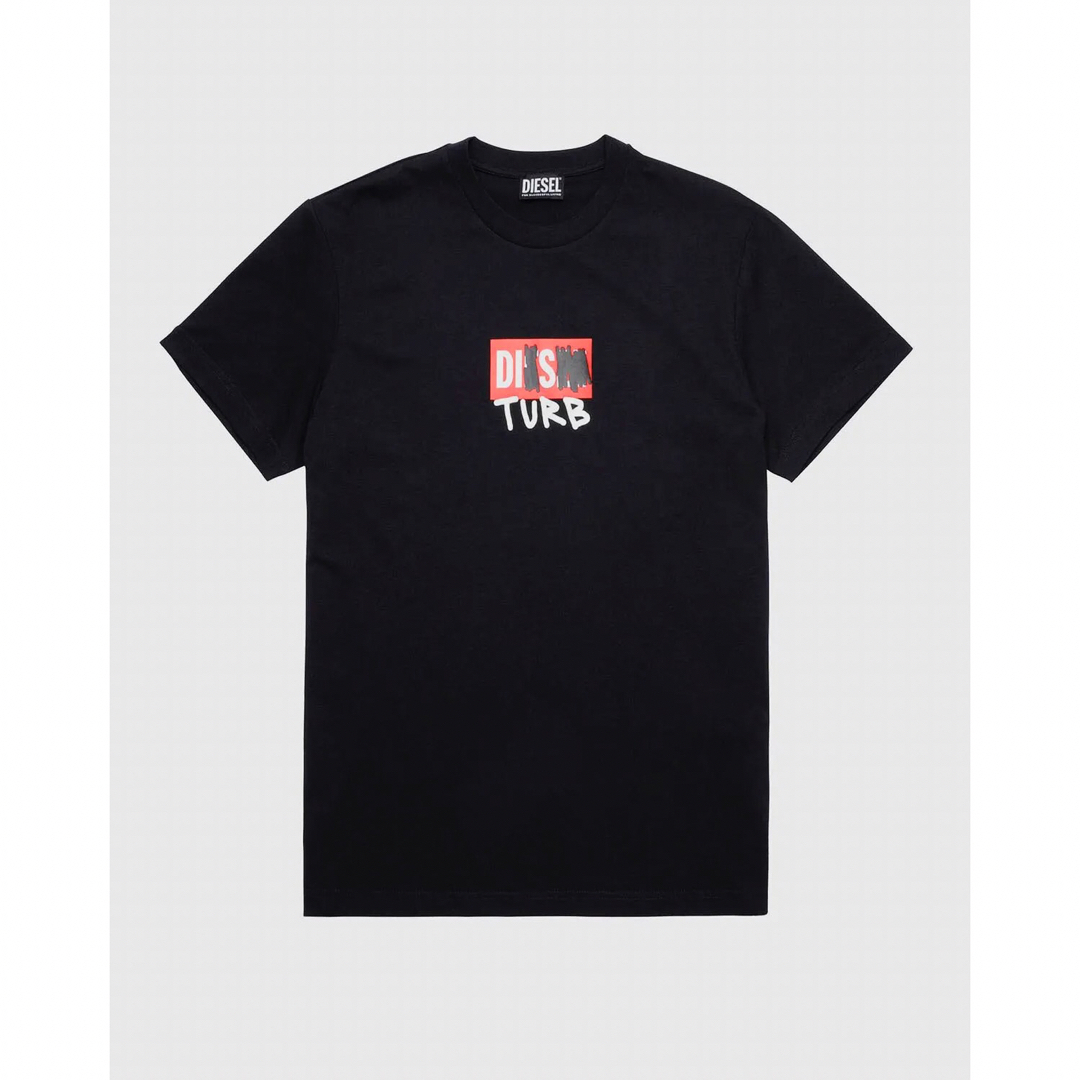 DIESEL(ディーゼル)のDIESEL Tシャツ M A032640GRAM Men's Slimブラック メンズのトップス(Tシャツ/カットソー(半袖/袖なし))の商品写真