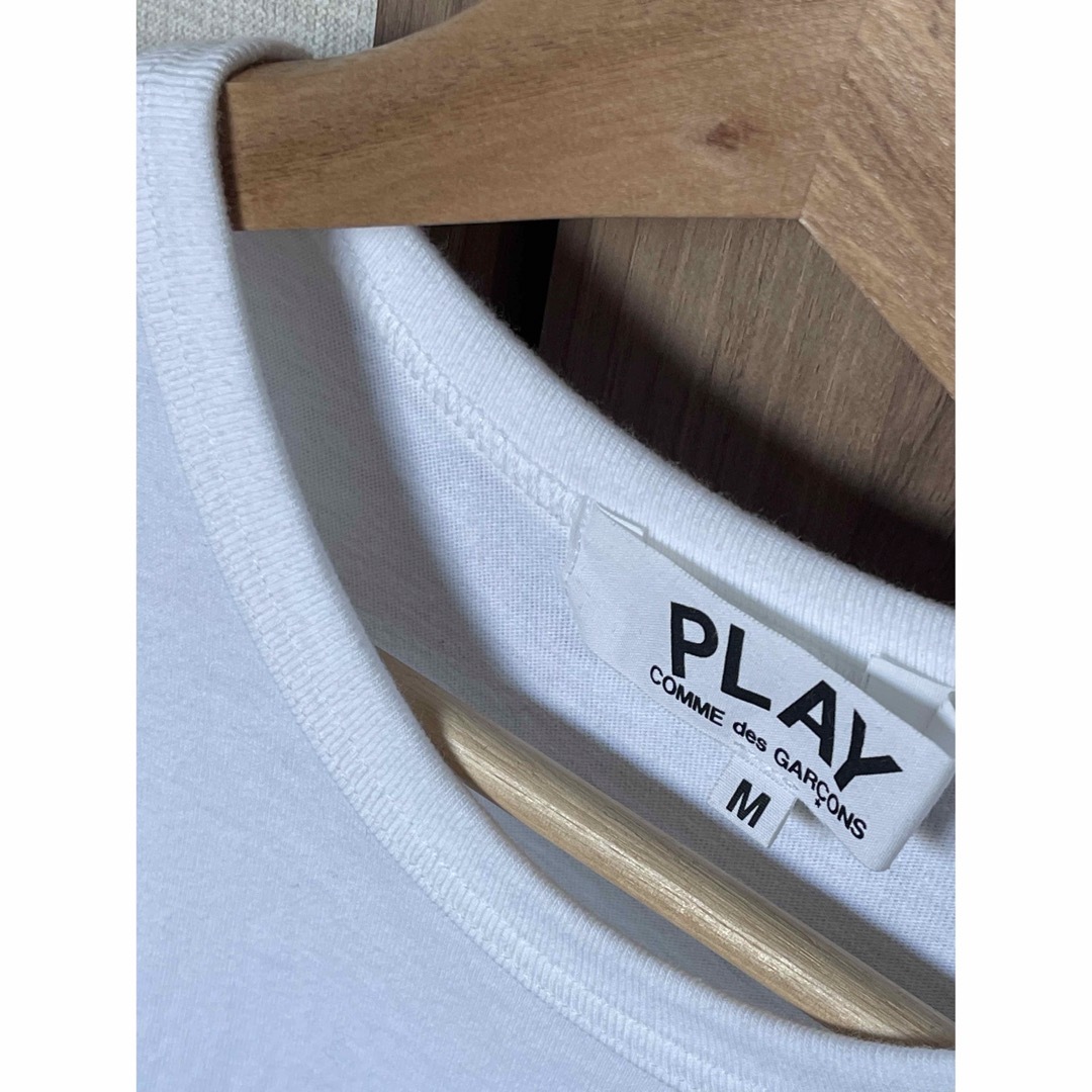 COMME des GARCONS SHIRT(コムデギャルソンシャツ)のPLAY CDG T-Shirt White women's メンズのトップス(Tシャツ/カットソー(半袖/袖なし))の商品写真