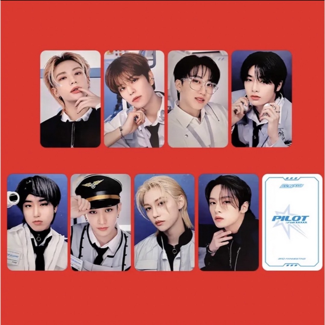 Stray Kids - StrayKids♥スキズ カード PILOT 8枚セット③の Stray Kids - StrayKids♥スキズ カード PILOT 8枚セット③の