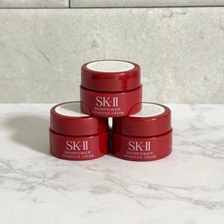 エスケーツー(SK-II)のSK-II スキンパワー アドバンスト クリーム サンプル 2.5g✖️3個(美容)