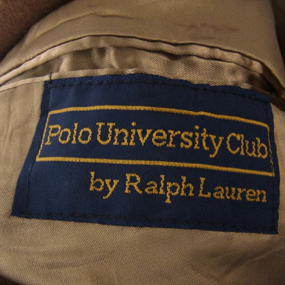 POLO RALPH LAUREN(ポロラルフローレン)のPOLO RALPH LAUREN ポロ・ラルフローレン コート USA製 UNIVERSITY CLUB ユニバーシティクラブ ウール ロング チェスター コート ブラウン系【中古】 メンズのジャケット/アウター(その他)の商品写真