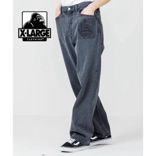 エクストララージ(XLARGE)の希少★XLARGE エクストララージ EMBOSSED DENIM PANTS(デニム/ジーンズ)