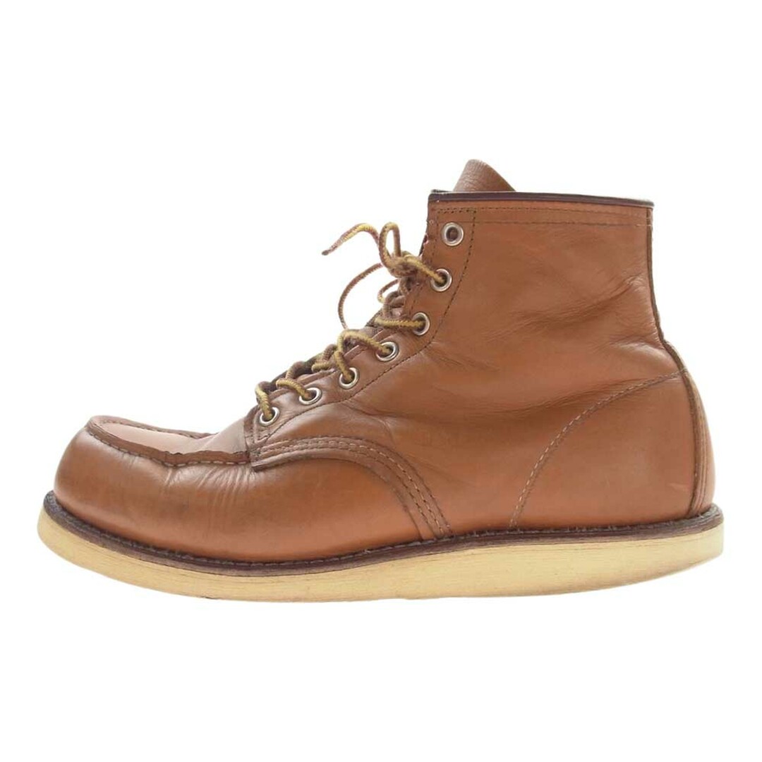 REDWING(レッドウィング)のRED WING レッドウィング ブーツ 9875 犬タグ 復刻モデル IRISH SETTER 6inch CLASSIC MOC TOE アイリッシュセッター ゴールドラセット ワーク ブーツ  ライトブラウン系 27cm【中古】 メンズの靴/シューズ(ブーツ)の商品写真