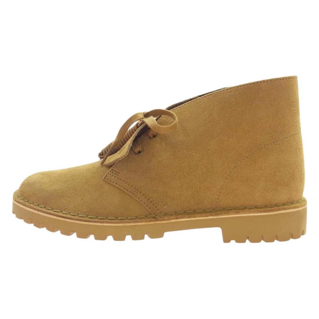 Clarks(クラークス)のClarks クラークス ブーツ 261627037085 Desert Rock Oakmoss Suede スウェード デザート ロック スエード ブーツ ライトブラウン系 26.5cm【美品】【中古】 メンズの靴/シューズ(ブーツ)の商品写真