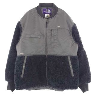 ザノースフェイス(THE NORTH FACE)のTHE NORTH FACE ノースフェイス ジャケット NA2151N PURPLE LABEL パープルレーベル Wool Boa Fleece Denali Jacket ウール ボア フリース デナリ ジャケット グレー系 XL【美品】【中古】(その他)