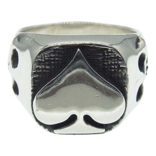 フラッシュポイント(FLASHPOINT)のFLASHPOINT フラッシュポイント リング SPADE SKULL RING スペード スカル リング #24 シルバー系 24号【中古】(リング(指輪))