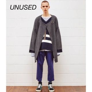 UNUSED - UNUSED/アンユーズド 17AW ムートンレザーPコート 4 オーバー ...