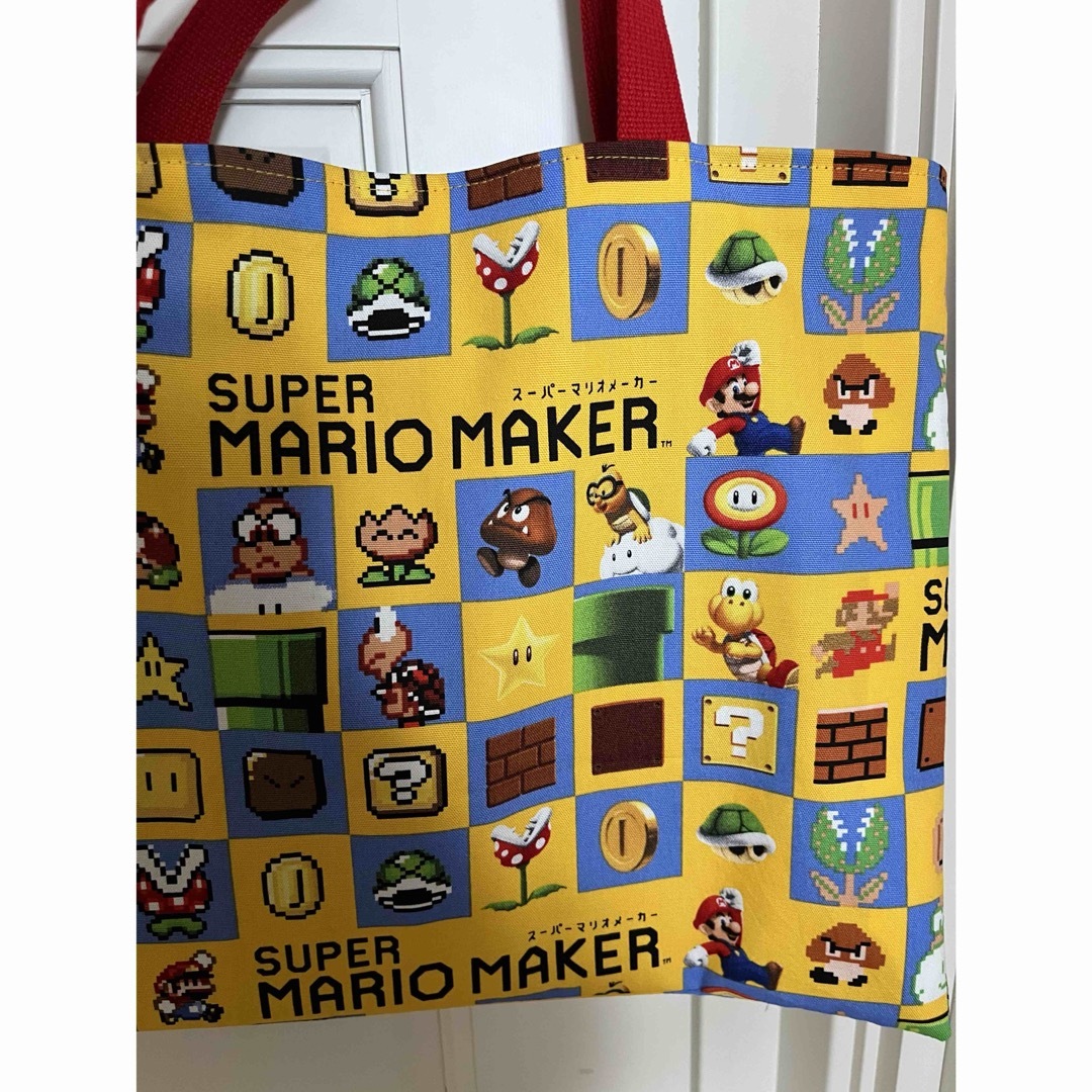 スーパーマリオ⭐︎レッスンバッグ⭐︎ハンドメイド キッズ/ベビー/マタニティのこども用バッグ(レッスンバッグ)の商品写真