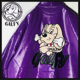 GALFY - 【GALFY】ガルフィー 中綿 エナメルジャケット デカ刺繍