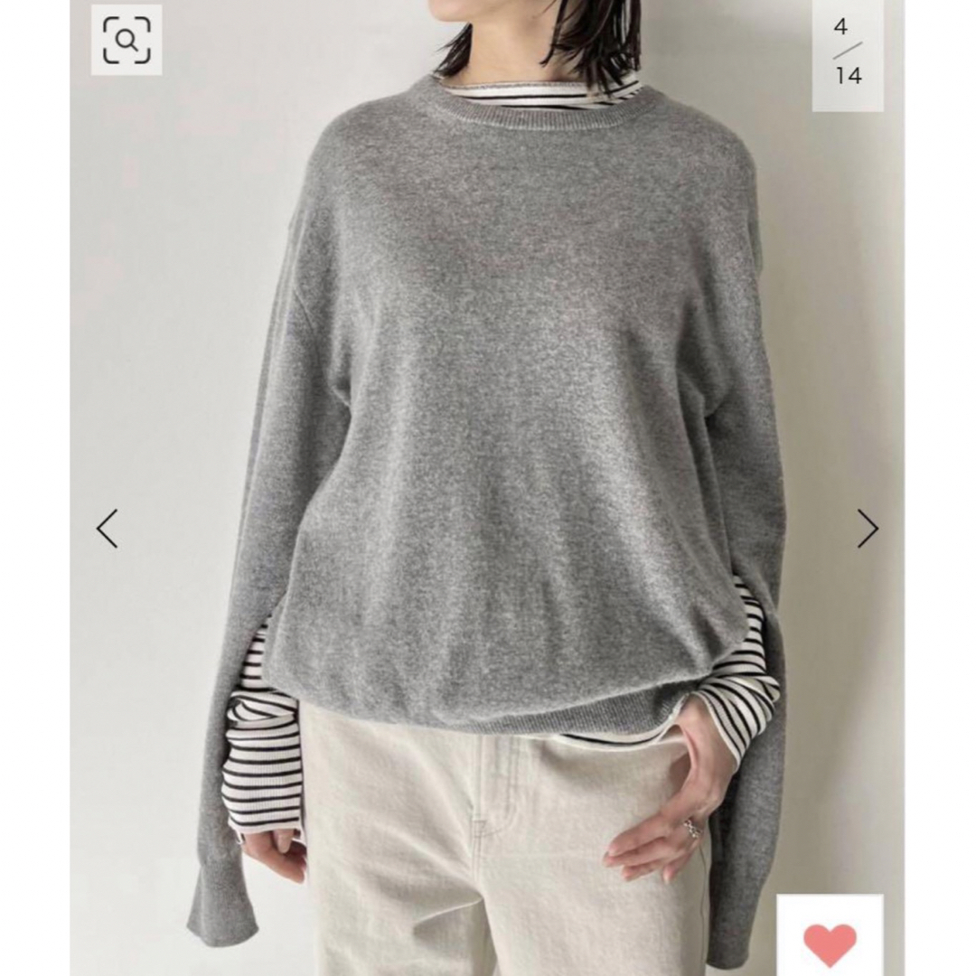 L'Appartement DEUXIEME CLASSE(アパルトモンドゥーズィエムクラス)のL'Appartement Border Rib Longsleeve T-sh レディースのトップス(カットソー(長袖/七分))の商品写真