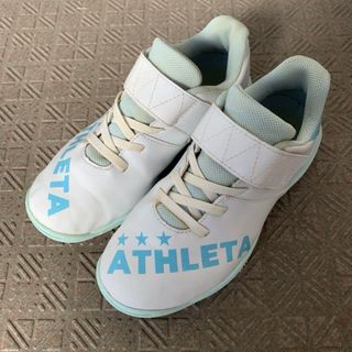 アスレタ(ATHLETA)のキッズ トレーニングシューズ アスレタ 19cm 21010J ホワイト(シューズ)