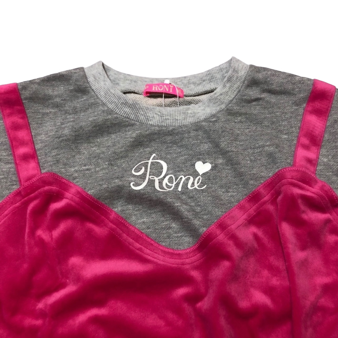 RONI(ロニィ)のAK46 RONI 2 重ね着風スウェット キッズ/ベビー/マタニティのキッズ服女の子用(90cm~)(その他)の商品写真