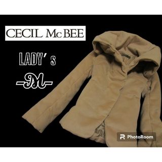 セシルマクビー(CECIL McBEE)の美品レディースM◇CECIL MC BEE◇コクーンジャケット(ブルゾン)