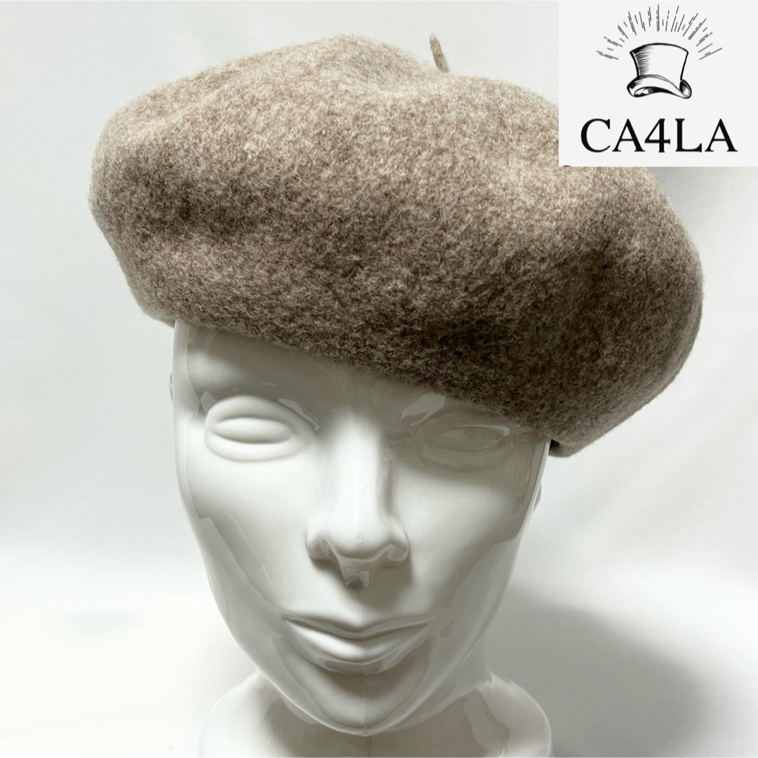 CA4LA(カシラ)の【新品】CA4LAカシラ 日本製 コーデしやすくアースカラーが優しいウールベレー レディースの帽子(ハンチング/ベレー帽)の商品写真