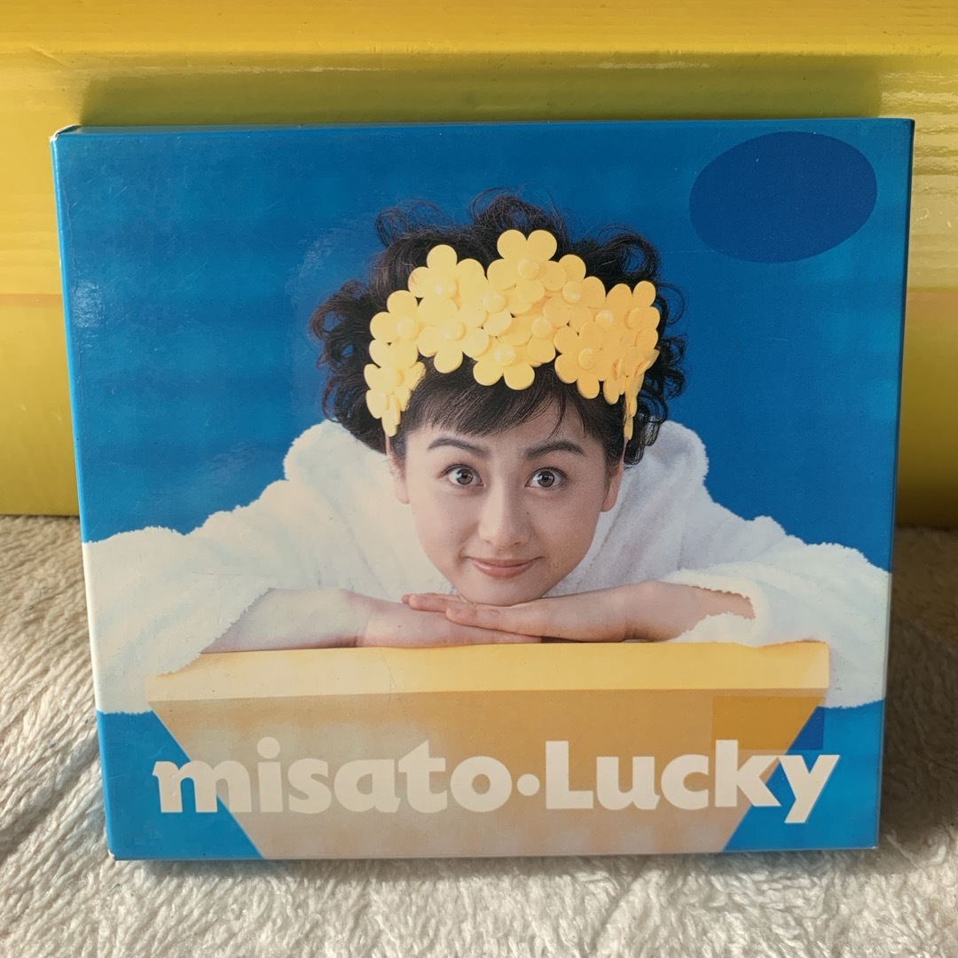 SONY - Lucky / misato 渡辺美里 CD アルバム 初期盤 紙箱ジャケットの 
