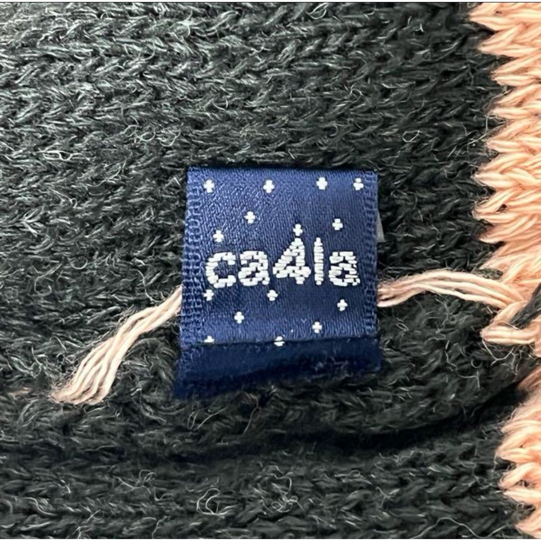 CA4LA(カシラ)の【新品】CA4LA カシラ日本製 カラー抜群 模様編みコットン混ニットビーニー  メンズの帽子(ニット帽/ビーニー)の商品写真