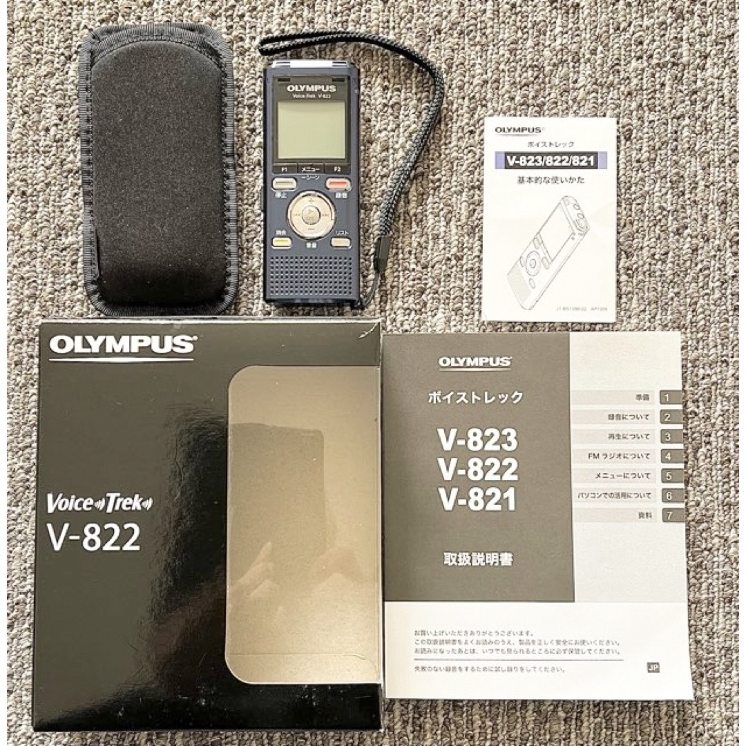 OLYMPUS(オリンパス)のOLYMPUS  ICレコーダー Voice-Trek V-822 スマホ/家電/カメラのオーディオ機器(ポータブルプレーヤー)の商品写真