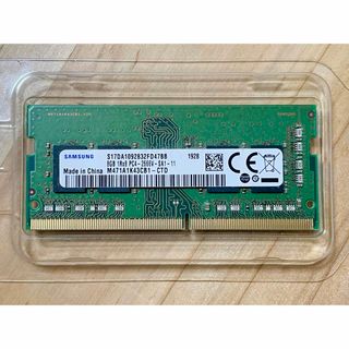 サムスン(SAMSUNG)のM471A1K43DB1-CTD 8GB PC4-2666V SO-DIMM(PCパーツ)