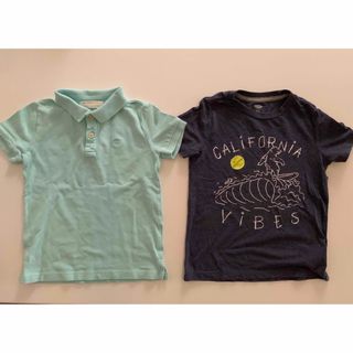 ザラキッズ(ZARA KIDS)のザラ　オールドネイビー　ポロシャツTシャツ(Tシャツ/カットソー)