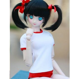 DD Dy SD 1/3ドール向け体操服　赤(人形)