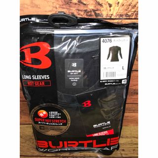 バートル(BURTLE)のバートル ホットフィッテッド ブラック 4076-35-L 裏面起毛(その他)