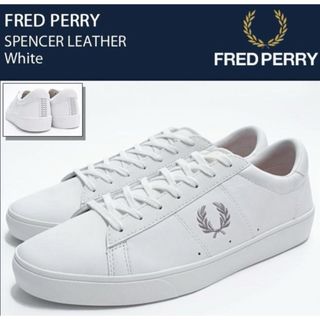 フレッドペリー(FRED PERRY)のフレッドペリー スペンサー レザー　ホワイト　US5　23cm(スニーカー)