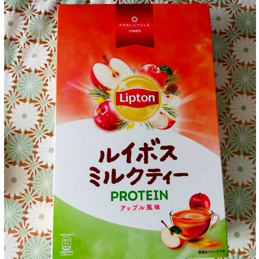 リプトン(リプトン)の【リプトンコラボ　新作】ルイボスミルクティー　プロテイン　アップル風味　400g 食品/飲料/酒の健康食品(プロテイン)の商品写真