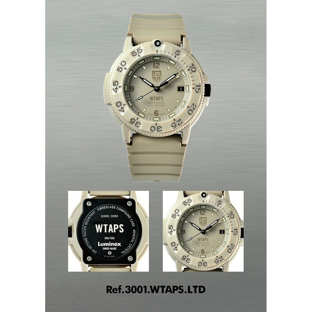 W)taps(ダブルタップス)のLUMINOX  500本限定 Ref.3001.WTAPS.LTD 値下げ不可 メンズの時計(腕時計(アナログ))の商品写真