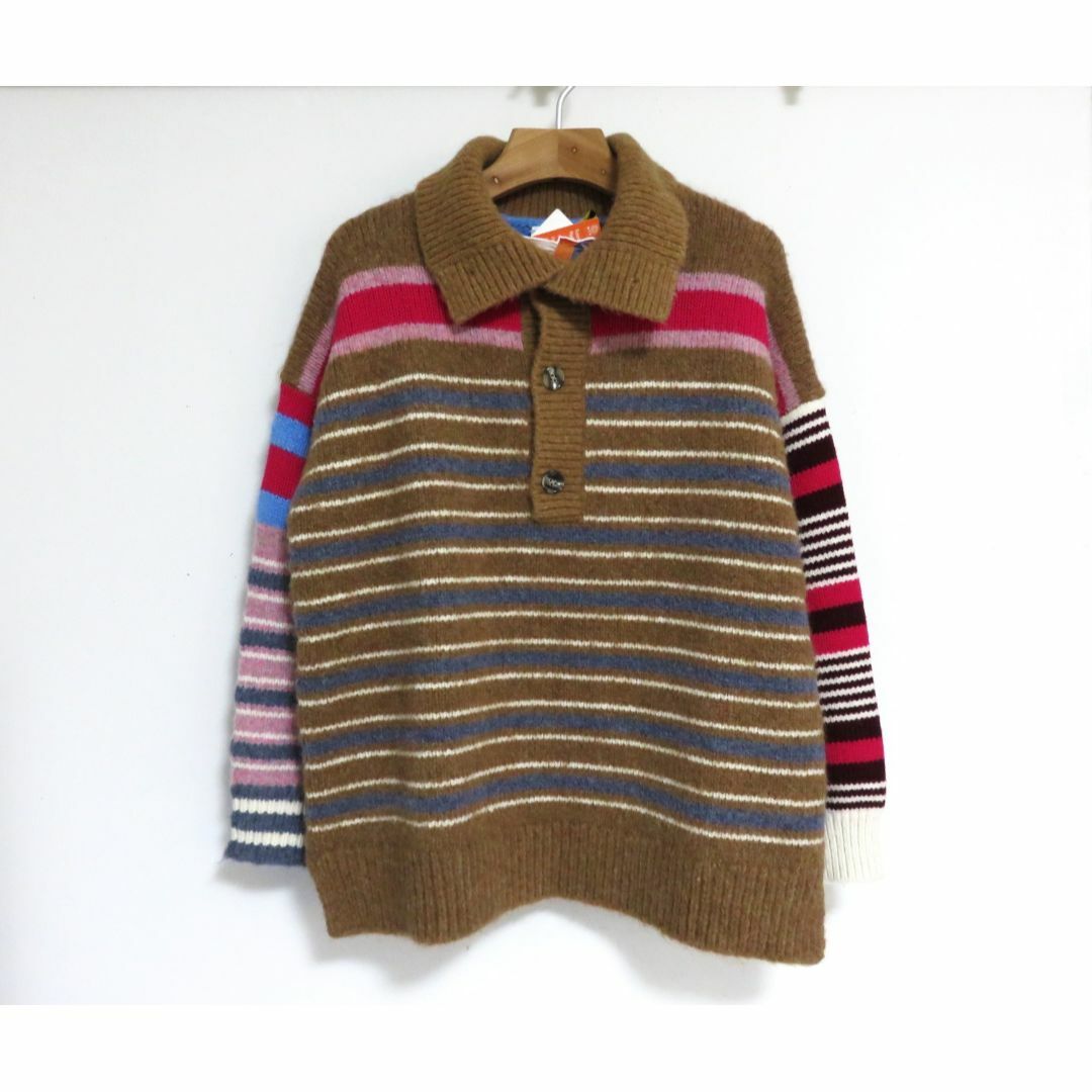 トップス定価5.5万 新品 WASTE YARN PROJECT LUCY S ブラウン