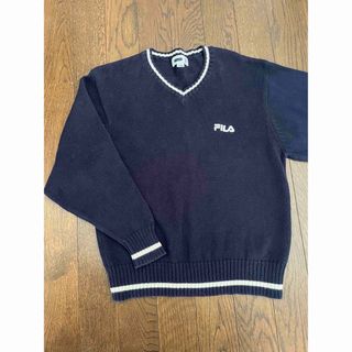 フィラ(FILA)のフィラ　ニット　長袖　130 ネイビー　フォーマル　(ニット)