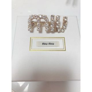 ミュウミュウ バレッタ/ヘアクリップの通販 88点 | miumiuのレディース 