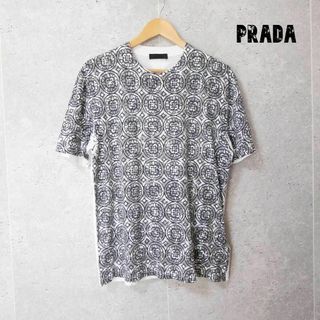 PRADA - PRADA トライアングルロゴ ボーダー Tシャツ カットソー 半袖 ...