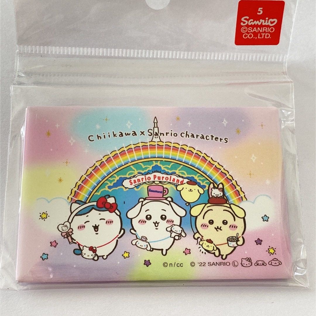 ちいかわ(チイカワ)のちいかわ×サンリオキャラクターズ ピューロランド限定 スクエアマグネット エンタメ/ホビーのおもちゃ/ぬいぐるみ(キャラクターグッズ)の商品写真