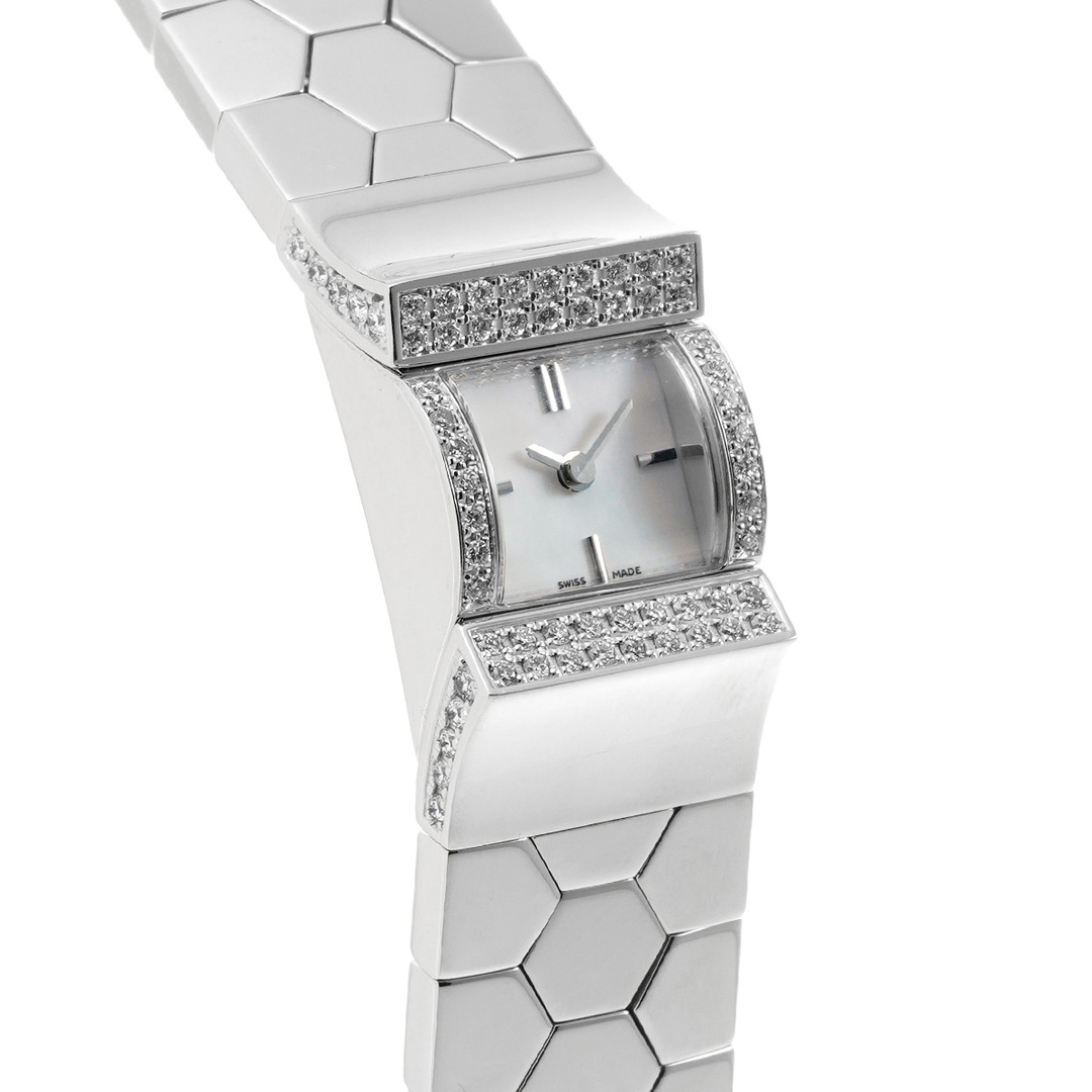 Van Cleef & Arpels(ヴァンクリーフアンドアーペル)の中古 ヴァン クリーフ&アーペル Van Cleef & Arpels 338984 ホワイトシェル レディース 腕時計 レディースのファッション小物(腕時計)の商品写真