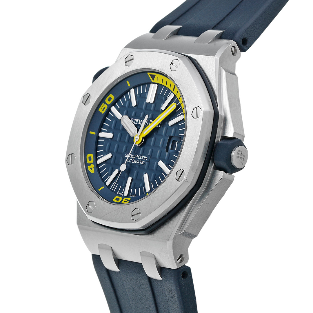 AUDEMARS PIGUET(オーデマピゲ)の中古 オーデマ ピゲ AUDEMARS PIGUET 15710ST.OO.A027CA.01 ブルー メンズ 腕時計 メンズの時計(腕時計(アナログ))の商品写真