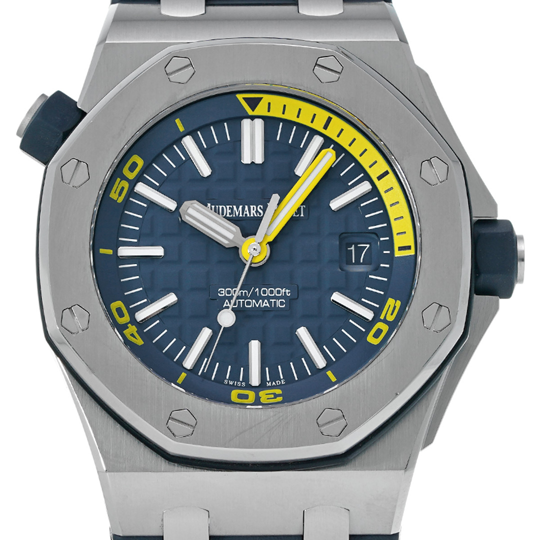 AUDEMARS PIGUET(オーデマピゲ)の中古 オーデマ ピゲ AUDEMARS PIGUET 15710ST.OO.A027CA.01 ブルー メンズ 腕時計 メンズの時計(腕時計(アナログ))の商品写真