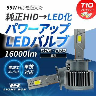 HIDより明るい○ D2S LED化 ヘッドライト アコード ワゴン 爆光(車種別パーツ)