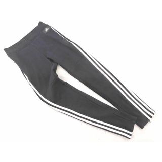 adidas - adidas アディダス 裾ジップ レギンス スキニー パンツ sizeS/黒 ■■ レディース