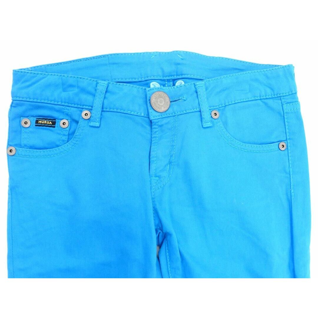 MURUA(ムルーア)のムルーア スキニー パンツ size25/青 ■■ レディース レディースのパンツ(スキニーパンツ)の商品写真