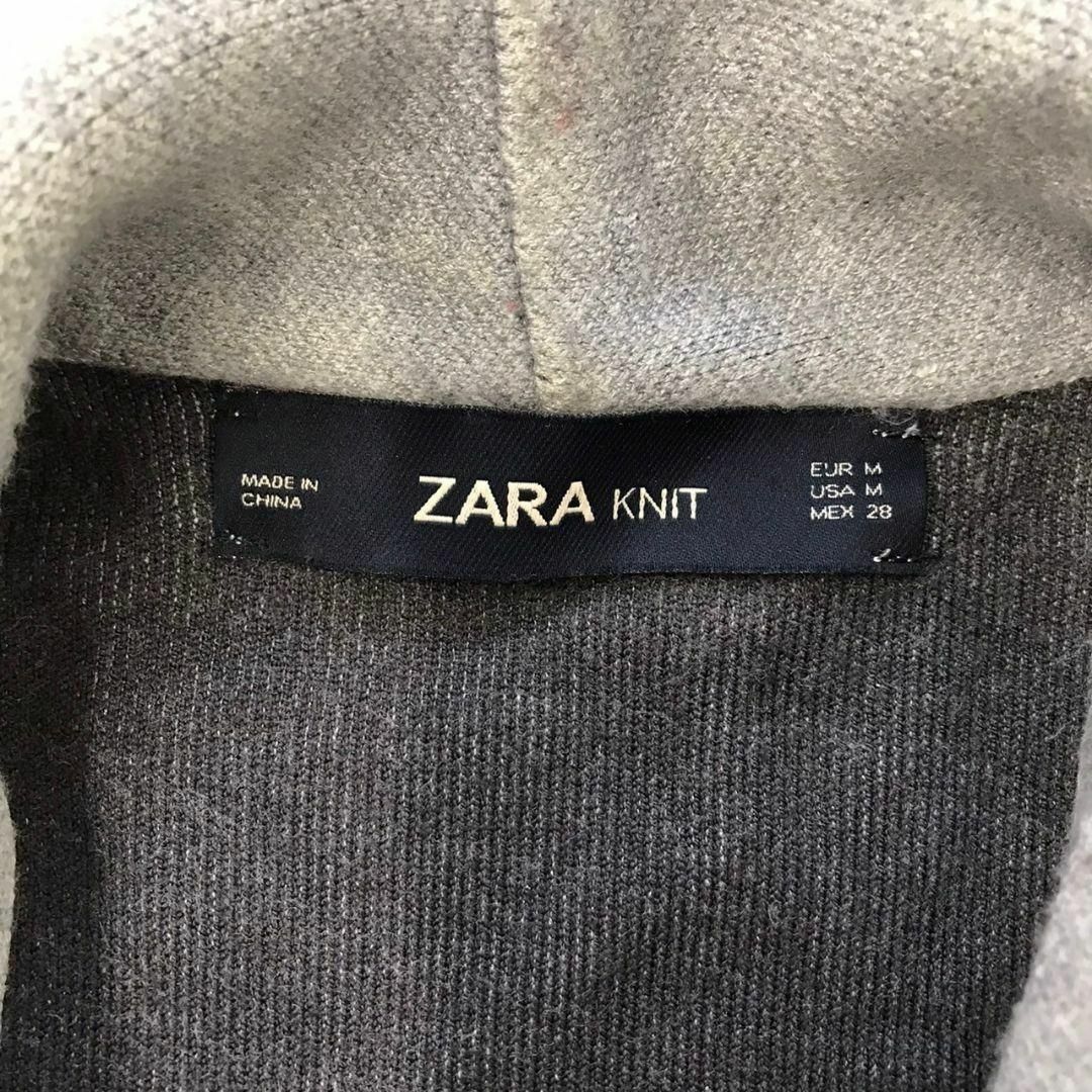 ZARA(ザラ)のZARA　ザラ　ドルマン　カーディガン　グレー　M　シンプル アウター レディースのトップス(カーディガン)の商品写真