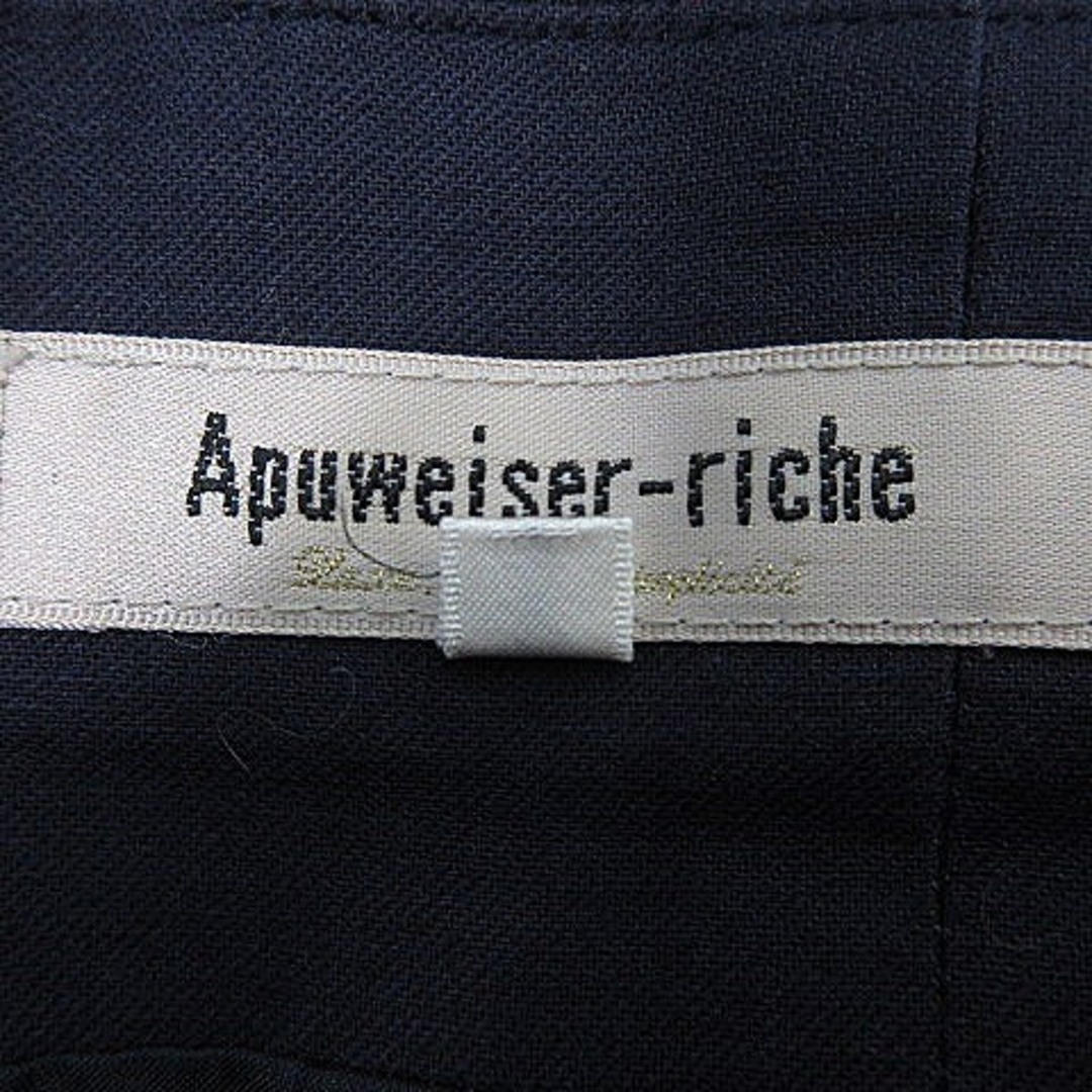 Apuweiser-riche(アプワイザーリッシェ)のアプワイザーリッシェ スカート タイト ひざ丈 ストライプ 1 黒 赤 ボトムス レディースのスカート(ひざ丈スカート)の商品写真