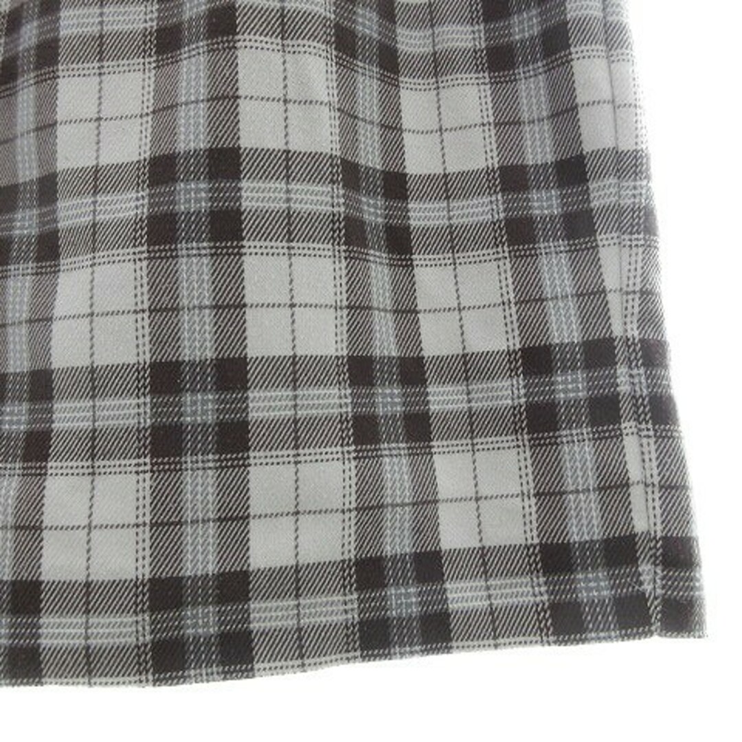 MERCURYDUO(マーキュリーデュオ)のマーキュリーデュオ スカート 台形 ミモレ丈 チェック アイボリー 茶 ボトムス レディースのスカート(ロングスカート)の商品写真